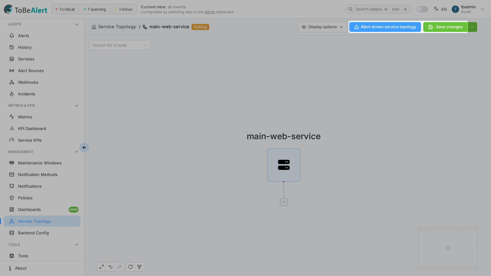 Graph editor — edit mode toolbar