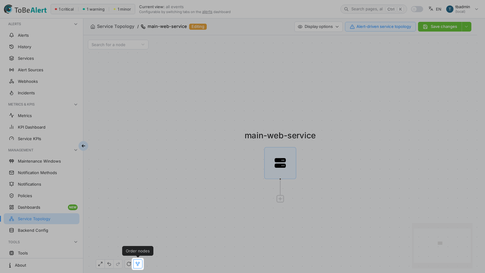 Auto-layout with Order nodes
