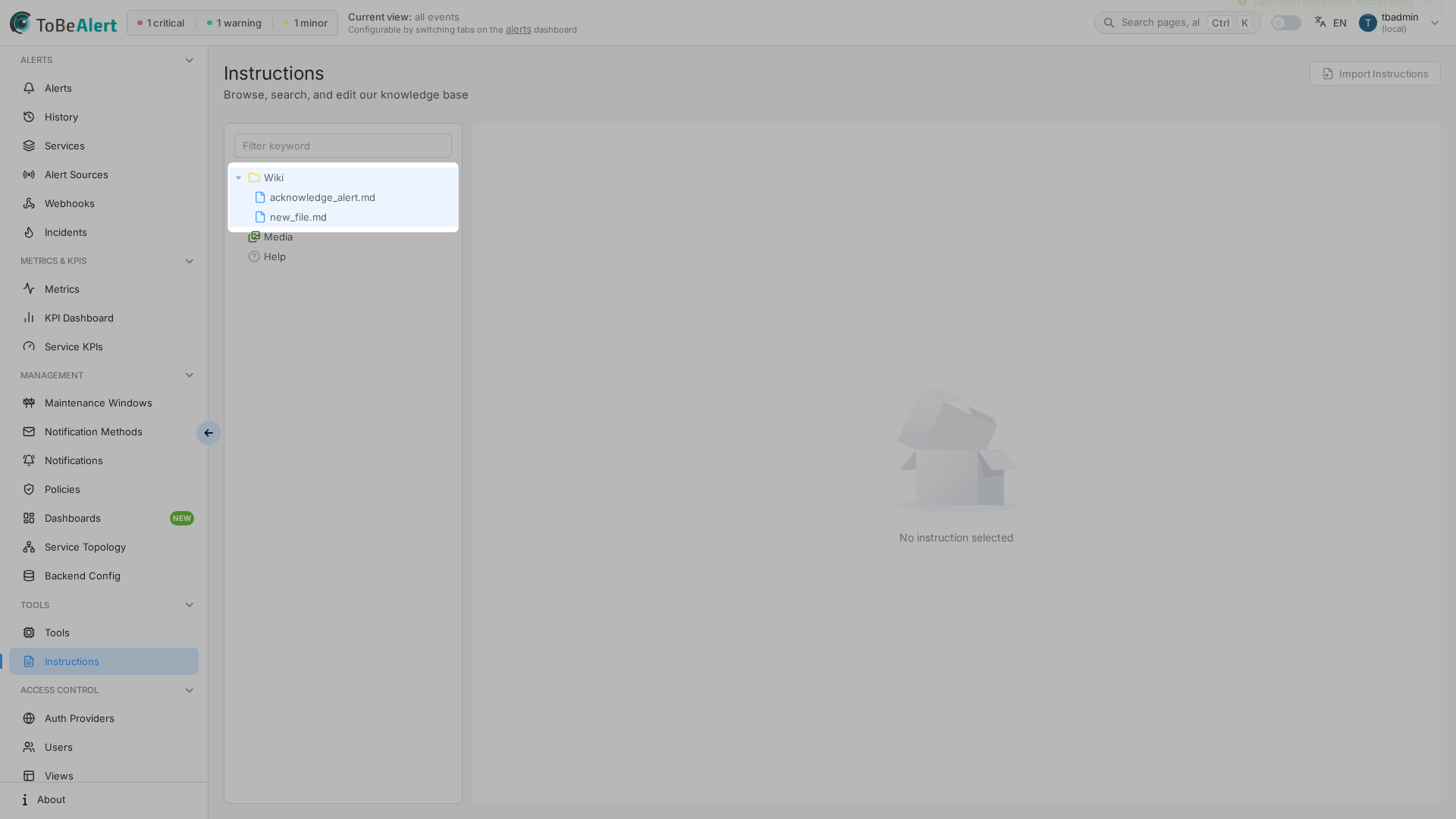 Create File — inline name input in the tree, highlighted in red
